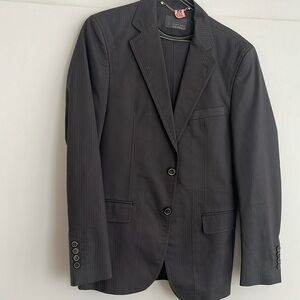 Vintage Zara Pinstripe Grey Suit